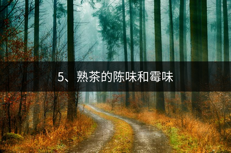 5、熟茶的陳味和霉味
