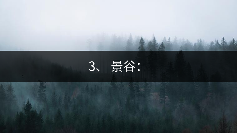 3、 景谷：?